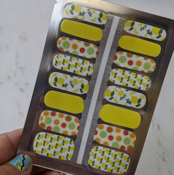 5 for $15 Nail Wraps - Lemon Liqueur - Picture 3 of 7